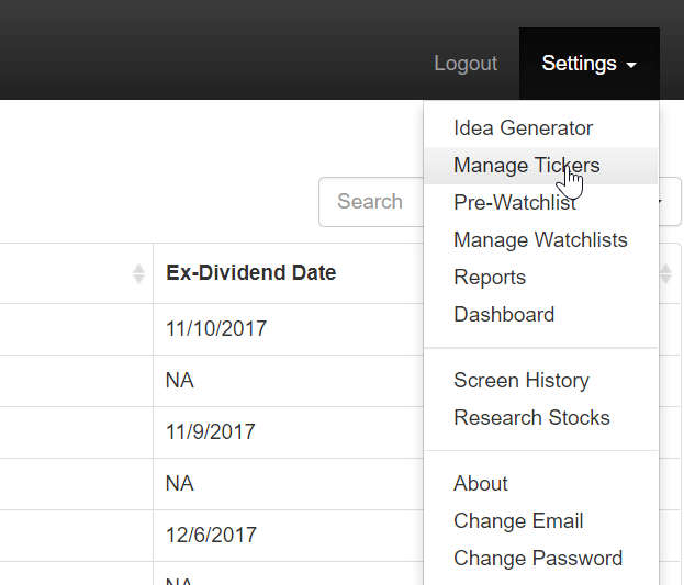 How-To Track Ex-Dividend Dates Automatically – Earnings-Reminder